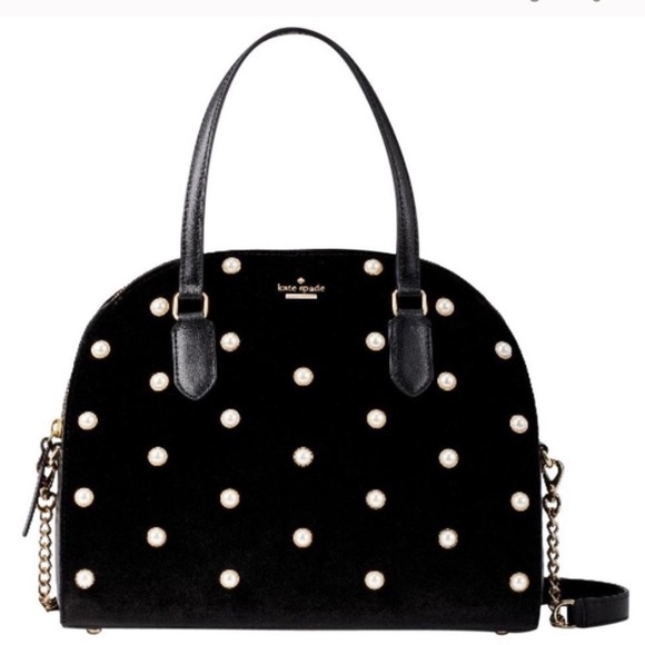 Kate spade laurel way pearl satchel crossbody